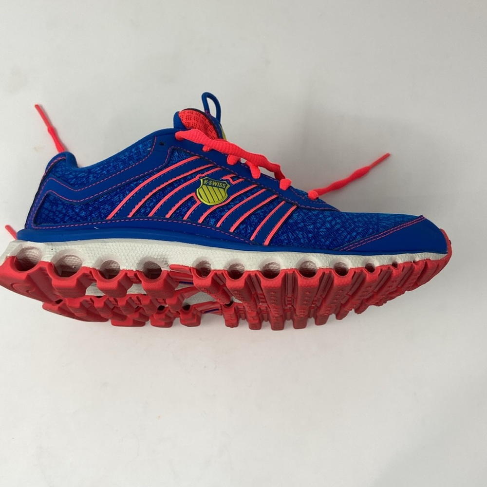 K SWISS AoSTA II WOMANS SIZE 7 E14-097 RUNNING SHOE BLUE/PINK MESH LIGHTWEIGHT - Picture 12 of 16